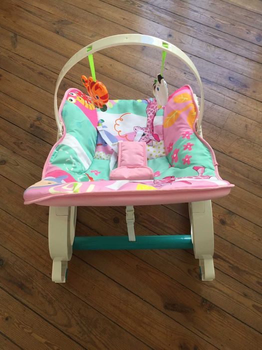cadeira de descanso modelo Fisher Price, como nova