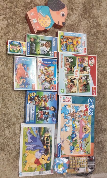 Zestaw puzzli 2+, 3+, 4+