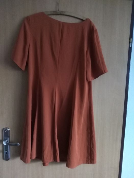 Sukienka suknia fioletowa rozmiar 46 na wesele wizytowa, elegancka