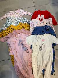 Ubranka dziecięce dla dziewczynki - Mega Paka - rozmiary 56-86