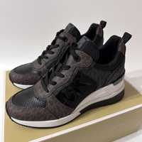 Nowe Sneakersy na koturnie Michael Kors Crista Trainer 37 38 39