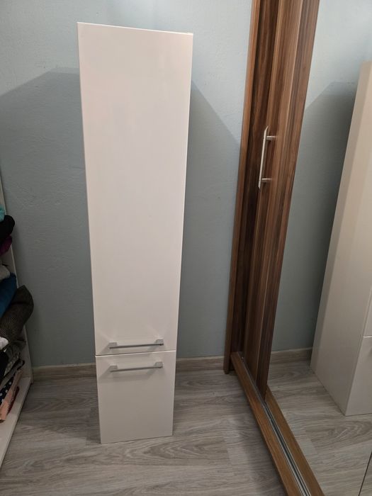 Półka wisząca biała