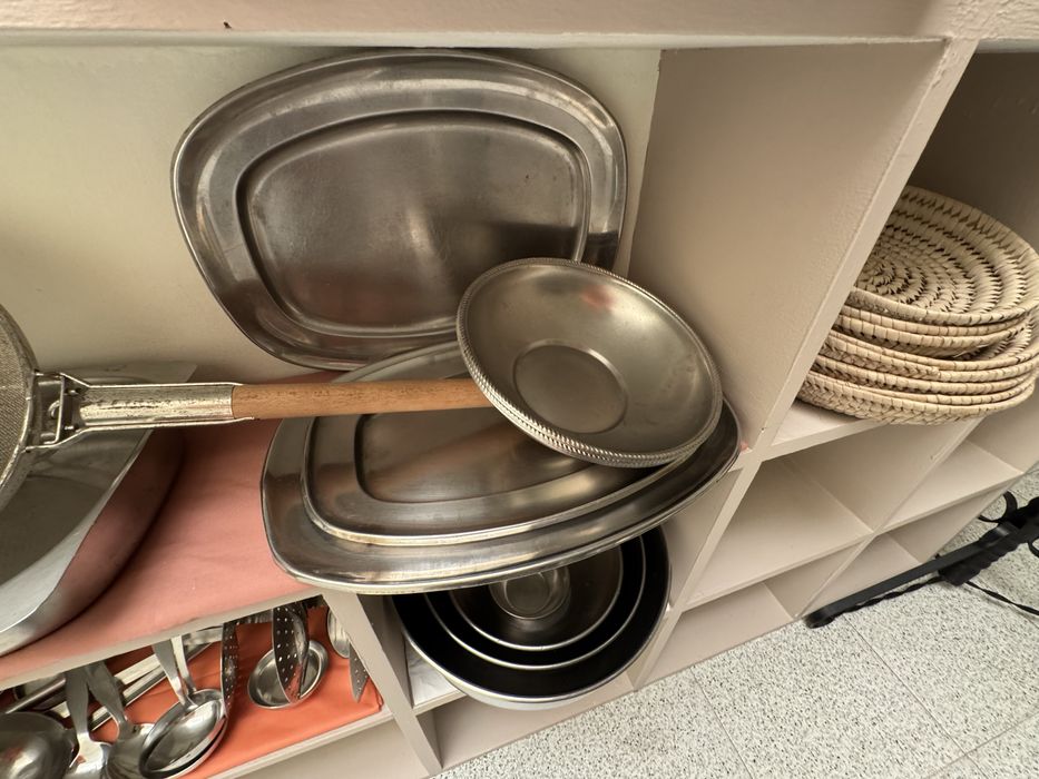 Travessas inox grandes