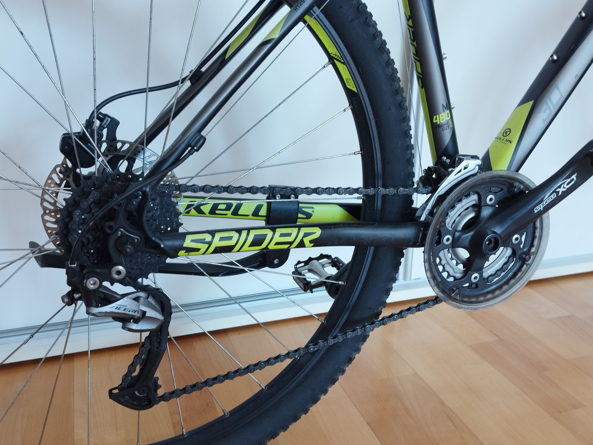 Rower Górski Kellys Spider 30 (M/29) (MTB, XC, ht, trail, hydraulika)