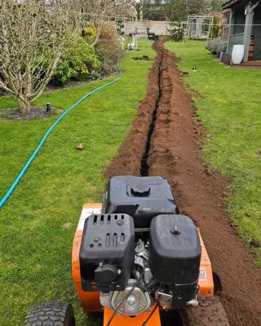 koparka łańcuchowa nawodnienia wykopy liniowe wynajem dostawa