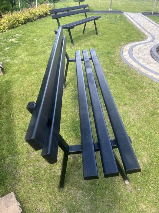 Lawka ogrodowa masywna metalowa 200cm wytrzymała