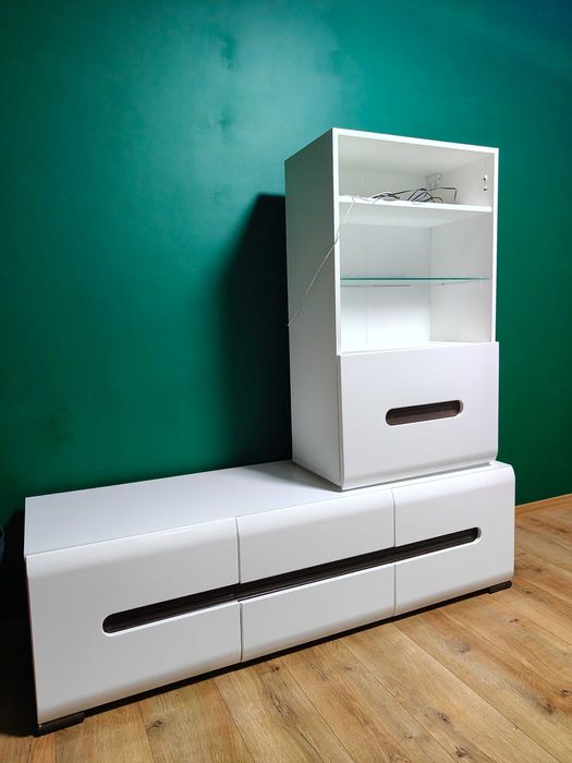 Zestaw mebli Azteca Trio biały połysk BRW