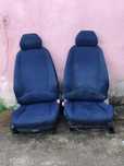 Conjunto Bancos Fiat Punto Modelo 188 Ano 2001  5 Piortas Cor Azul