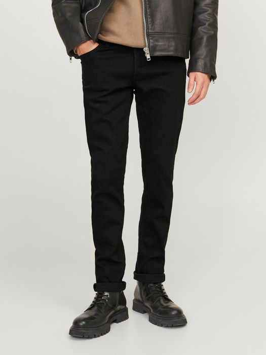 Jeansy zwężane czarne Slim Fit Jack&Jones 32/32
