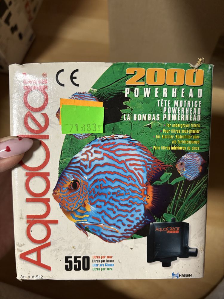 Zanurzeniowa pompa do akwarium