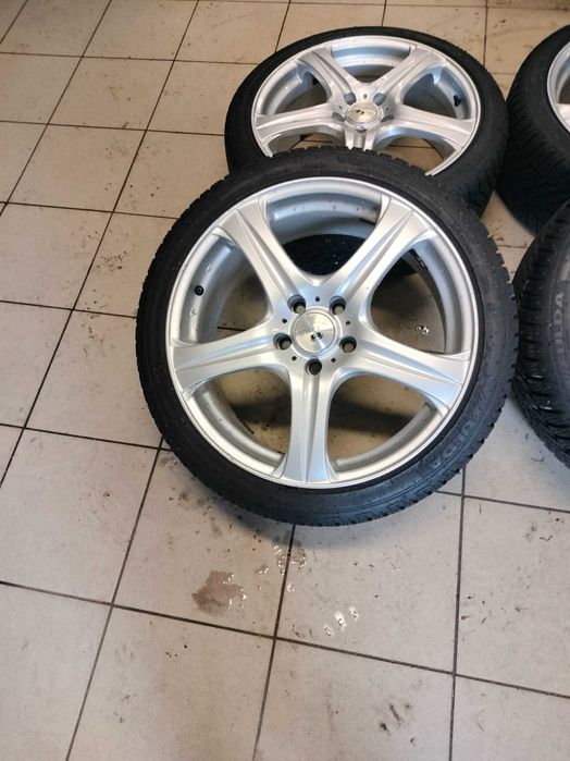 koła AVERSUS 18 cali 5x112 Audi VW Mercedes  225/40r18 ZIMA JAK NOWE!!