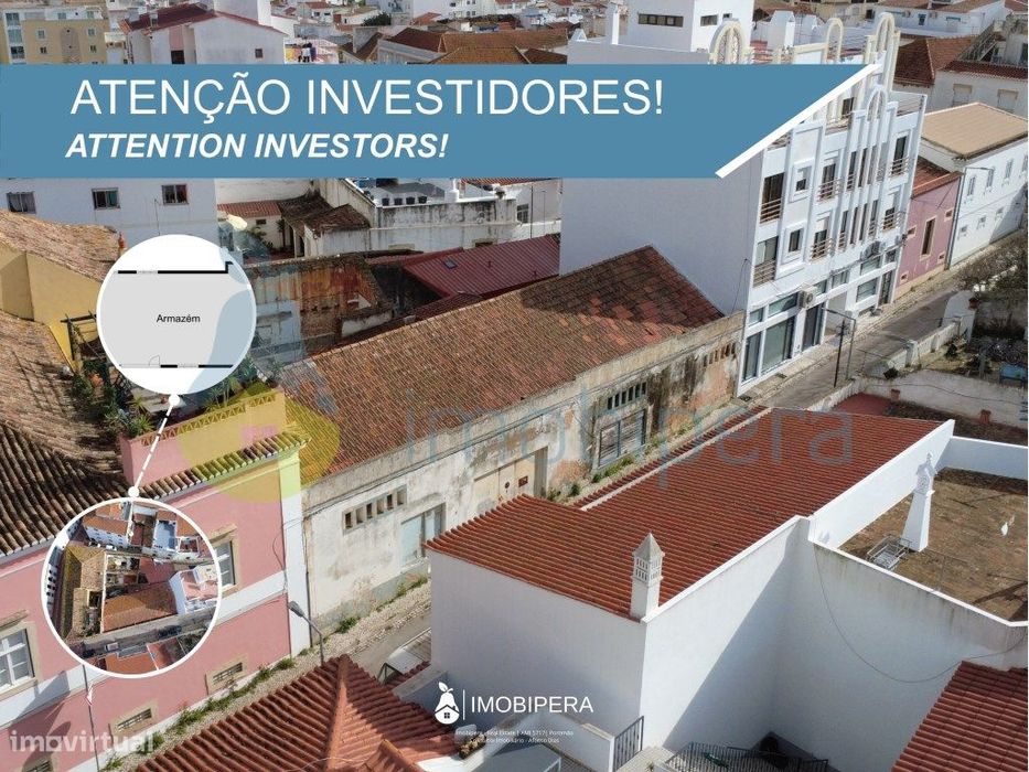 Terreno com Armazém para Construção de Prédio - Excelente Oportunid...