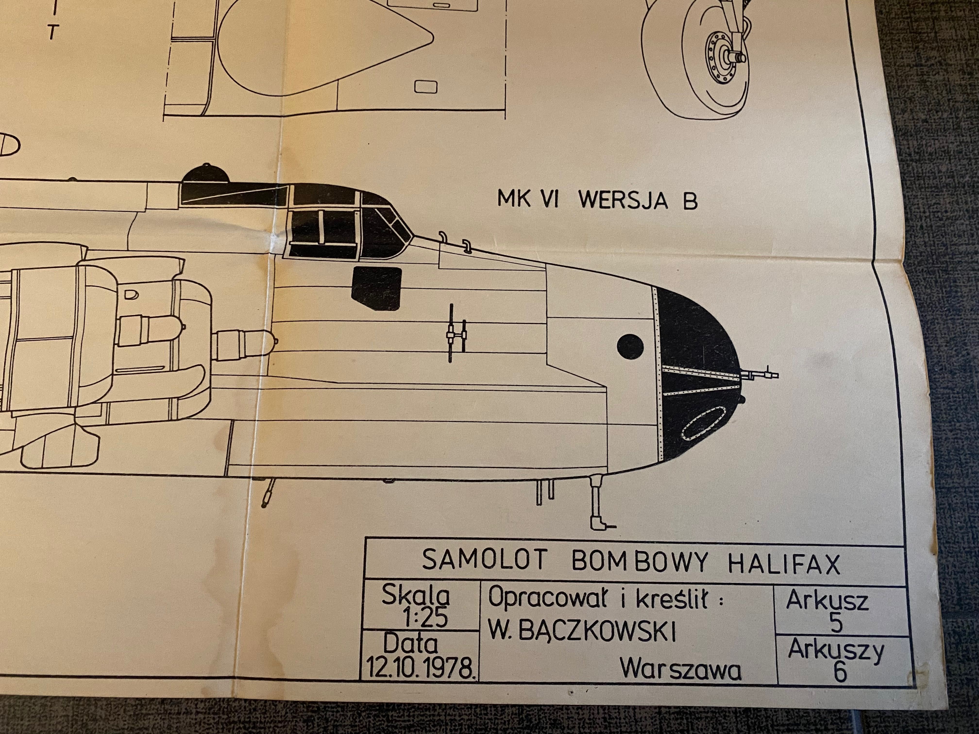 Plan modelarski samolotu