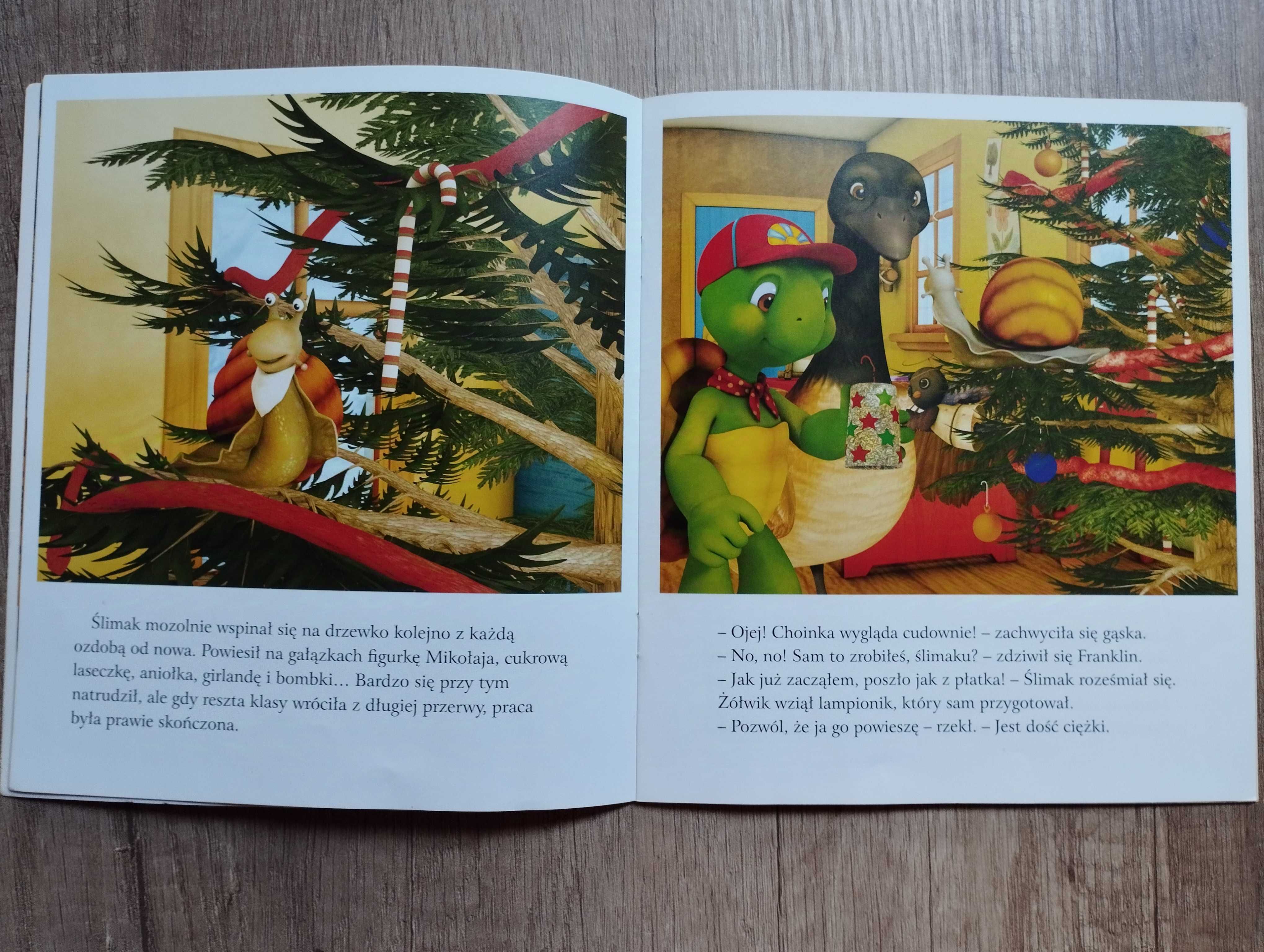 Franklin przygotowuje święta książka Boże Narodzenie