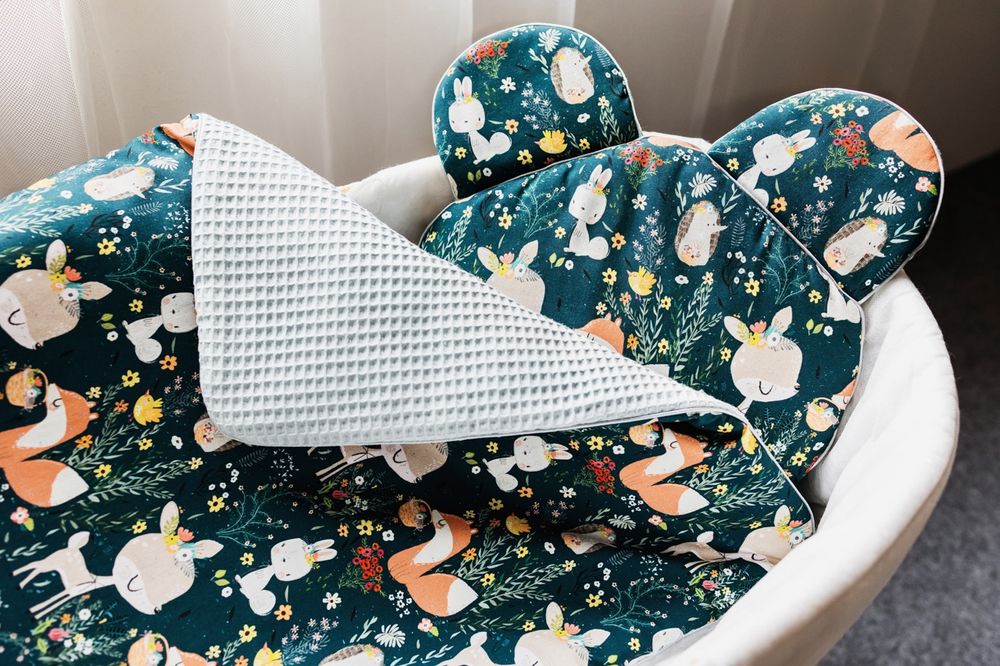 NOWY Komplet pościeli z wypełnieniem dla dzieci Poduszka MIŚ