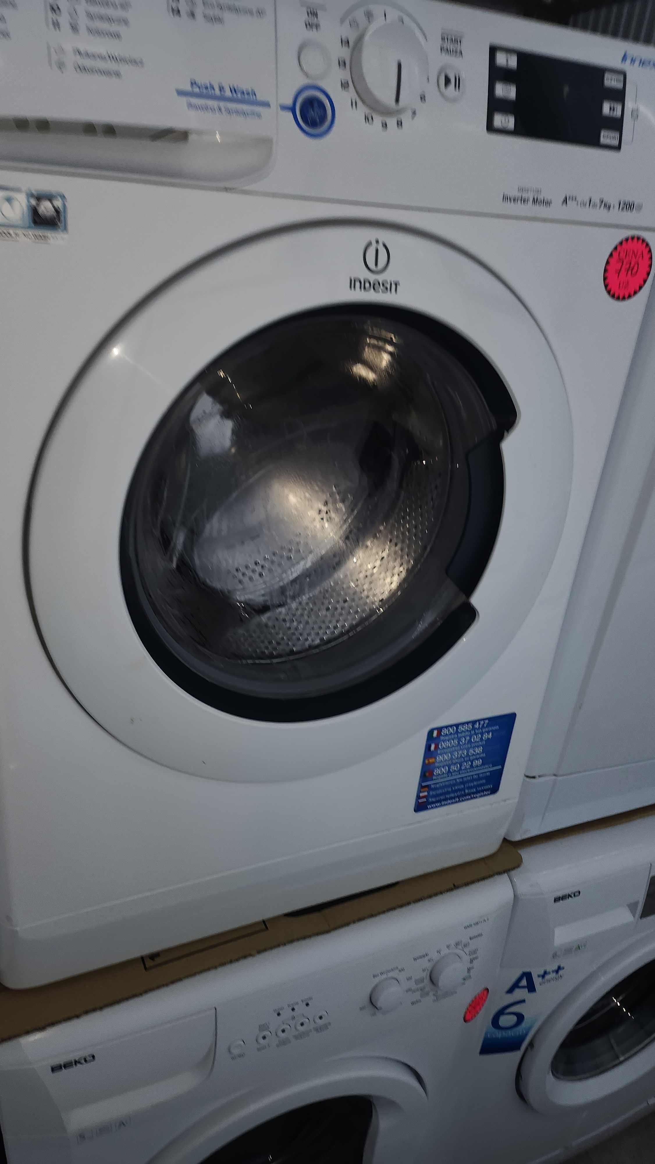 JANKI AGD Pralka Indesit 7kg 1200obr