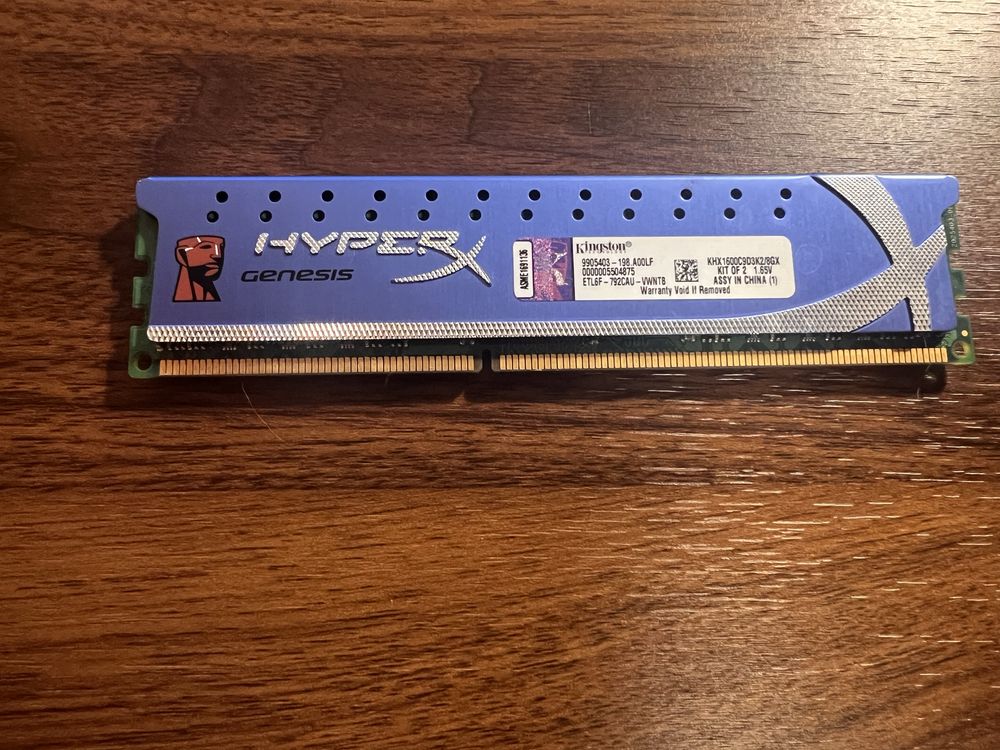 Игровая оперативная память для компьютера Kingston HyperX DDR3 4Gb