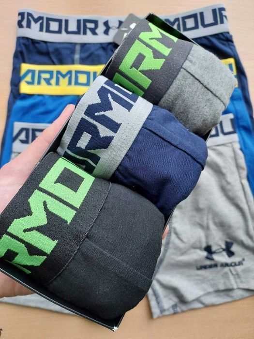 Чоловічі преміум боксери UA. Мужские трусы, набор белья