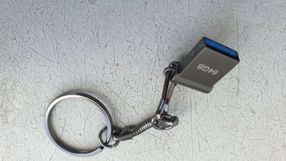 Mini Pendrive 64 GB usb, obudowa metalowa - nowy