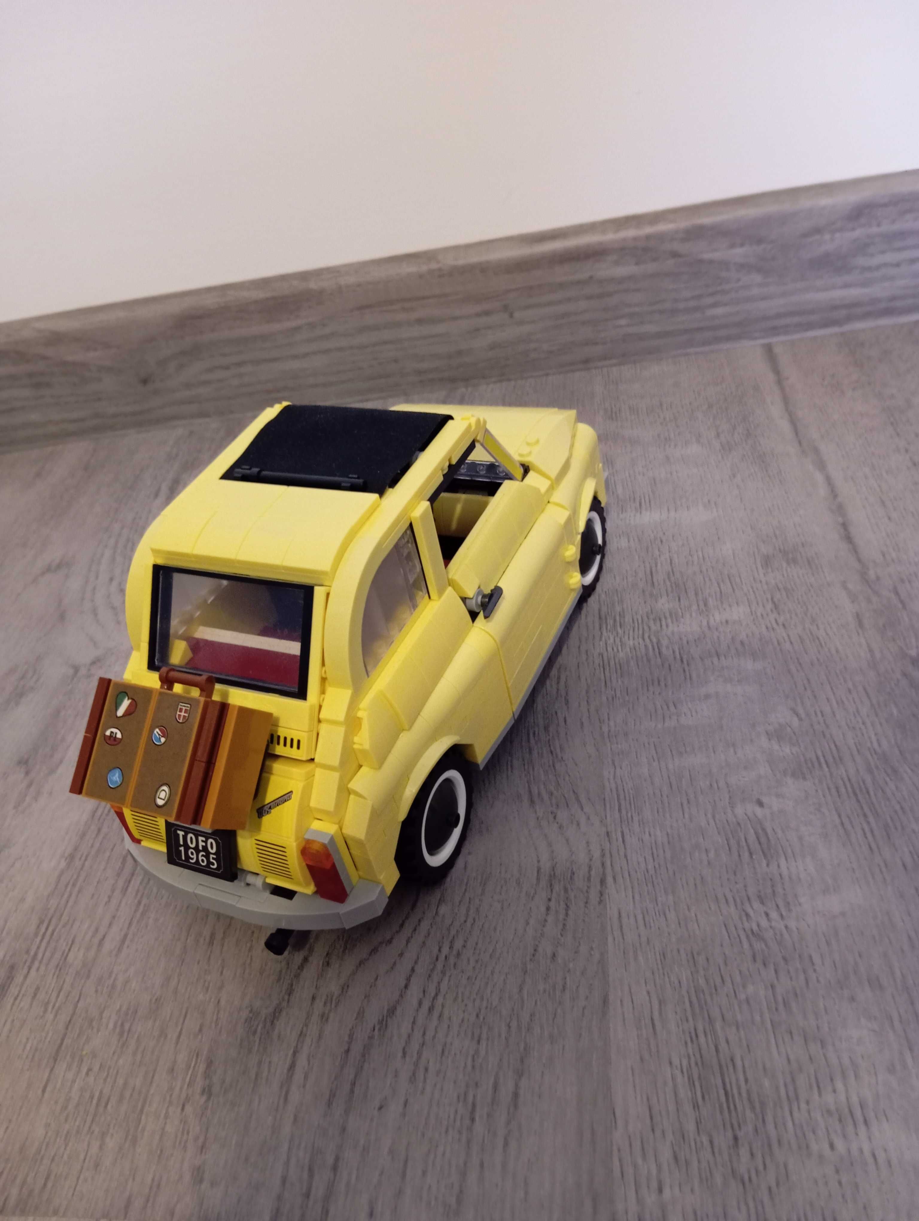 Fiat 500 - zestaw klocków LEPIN. Odpowiednik zestawu LEGO 10271.