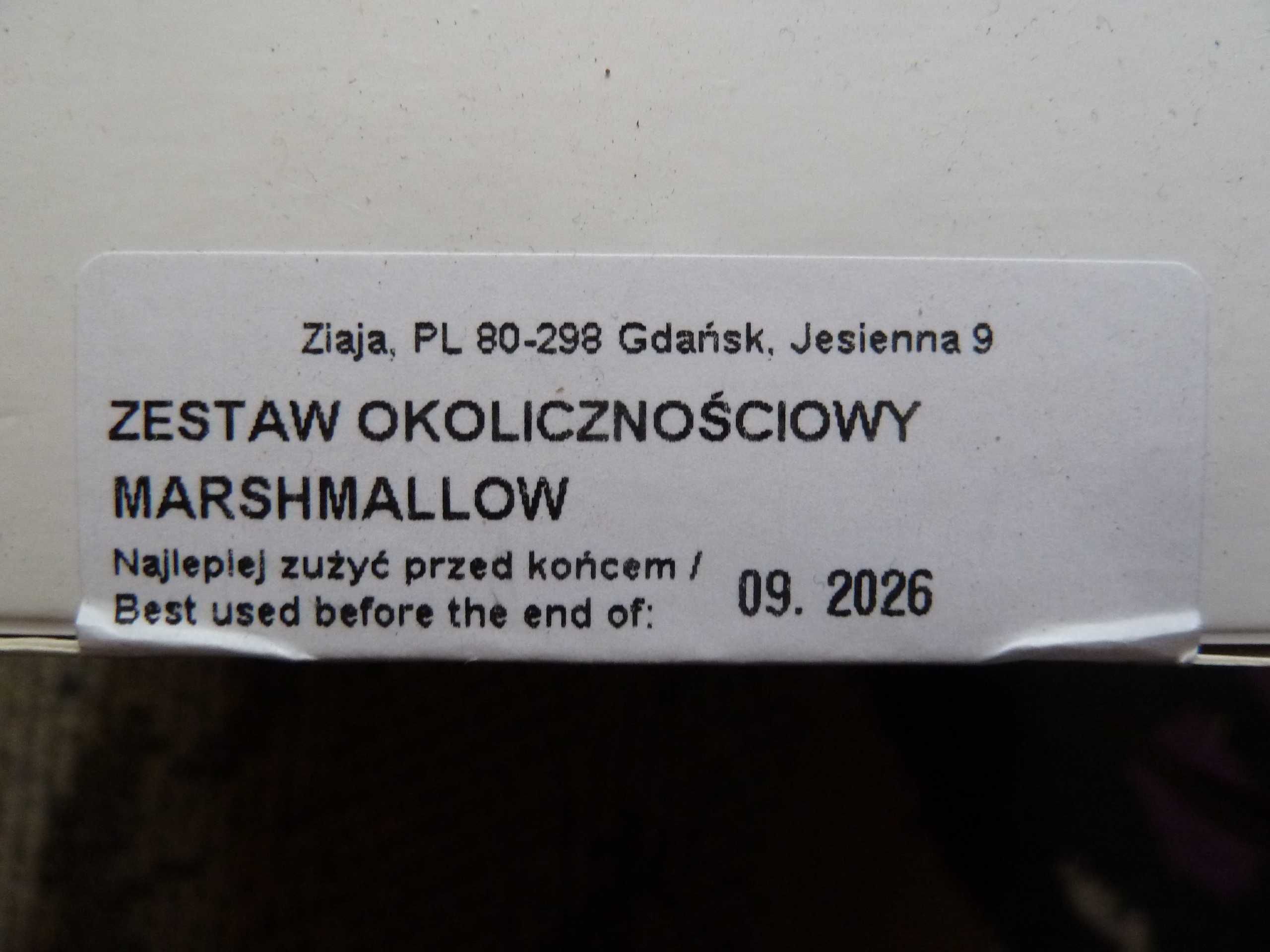 Ziaja - zestaw pielęgnacyjny Marshmallow / do IX 2026