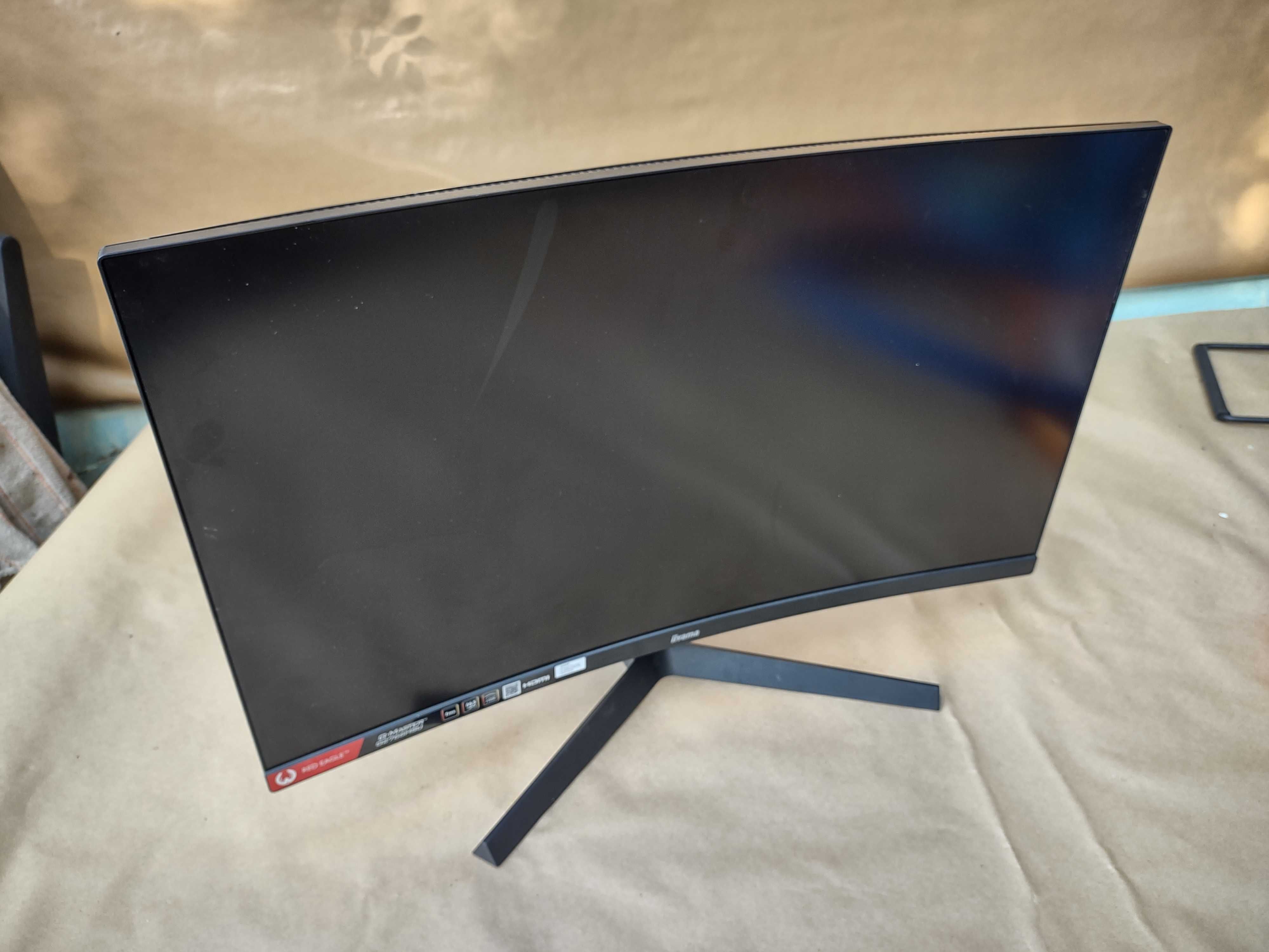 Monitor Iiyama 27", model G2766HSU-B1. Uszk. matryca.