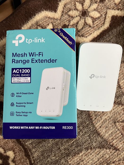 Tp link tp-link RE300 range extender Wzmacniacz sieci Mesh AC1200