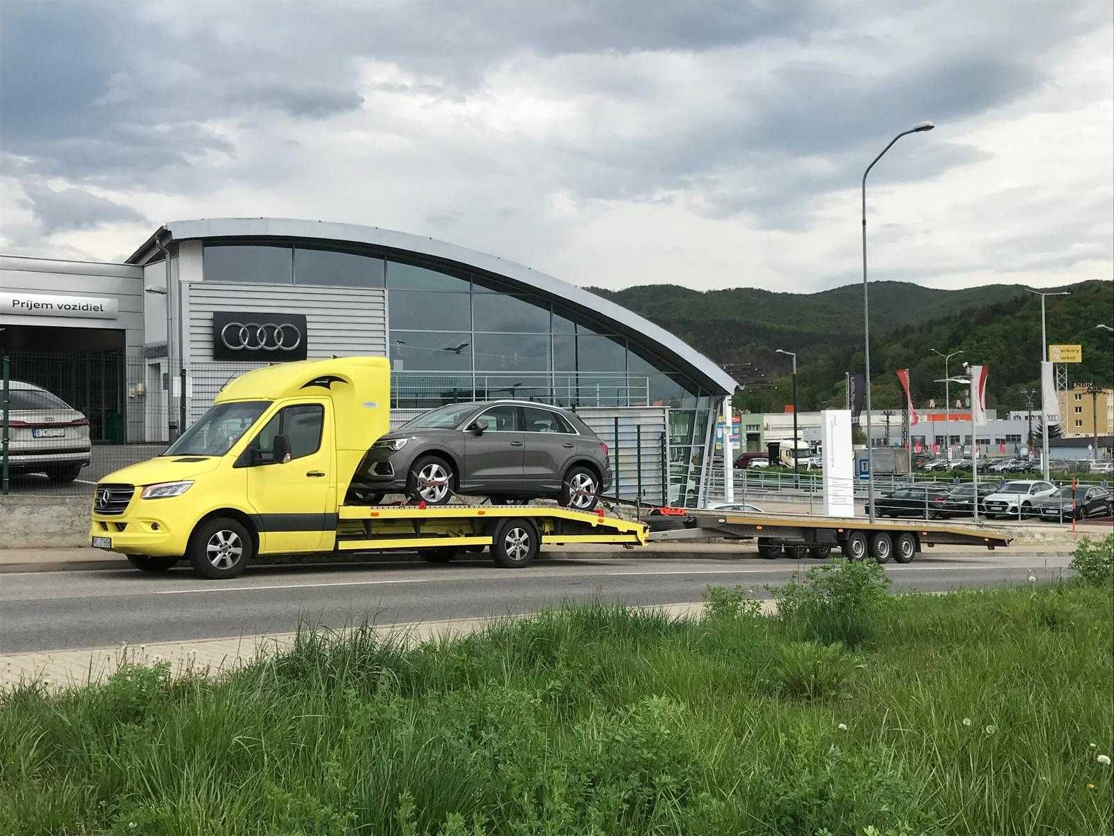 Transport Samochodów na Lawecie Cała EU . Transport z Niemiec