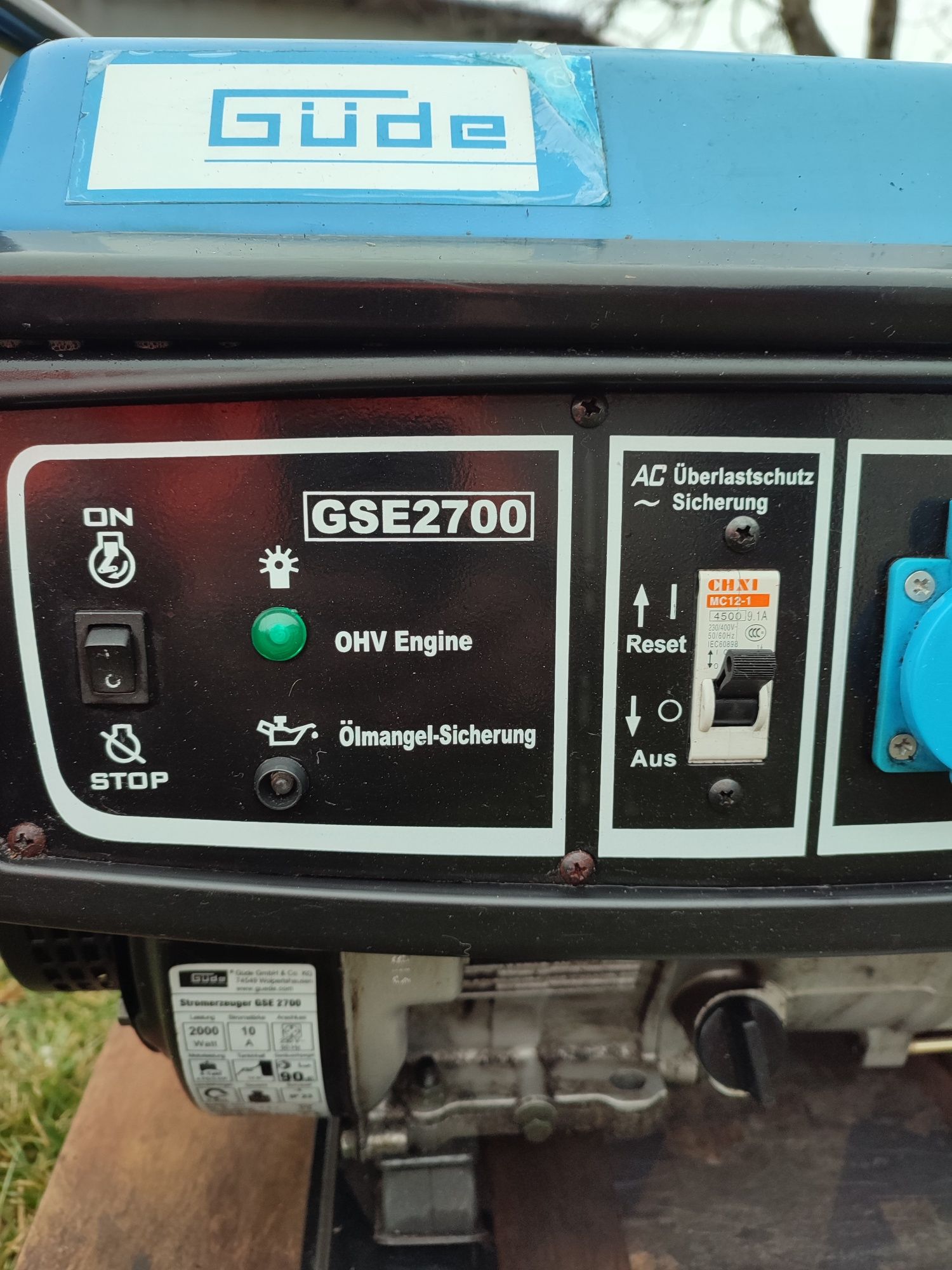 Solidny agregat prądotwórczy NIE CHIŃSKI generator Miedź  AVR 2000W/10