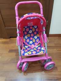 Wózek spacerówka  dla lalek różowy