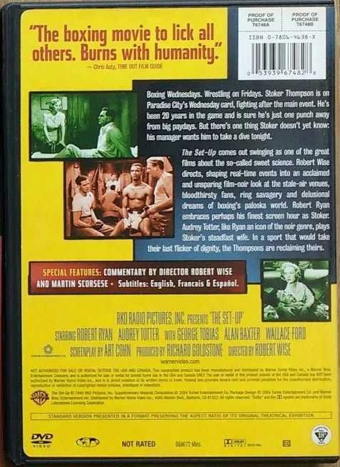 raro dvd: Robert Wise "Nobreza de campeão", zona 1