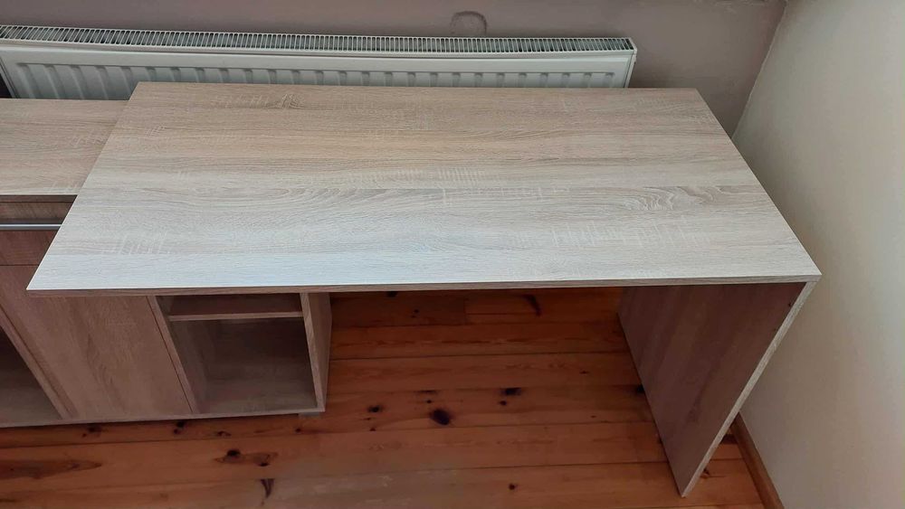 Zestaw Biurko modułowe 120x60cm z szafką 120x30cm