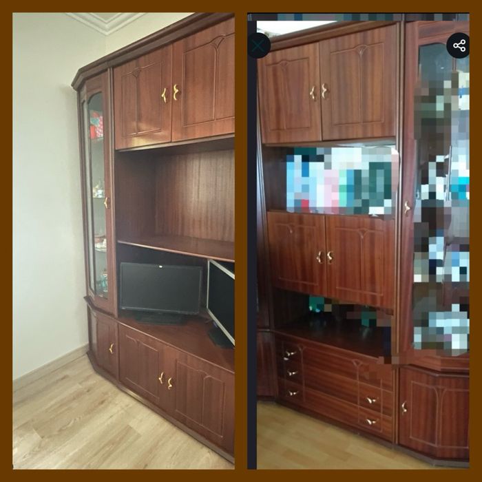 Móvel sala mogno em bom estado