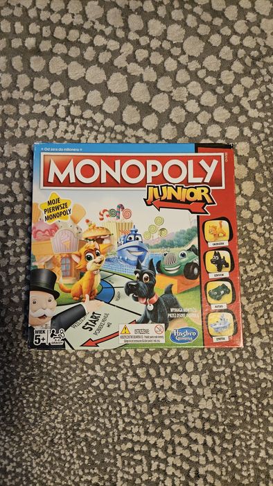 Stan  bdb Gra Monopoly junior