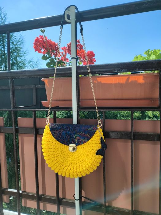 Torebka Oreo na szydełku