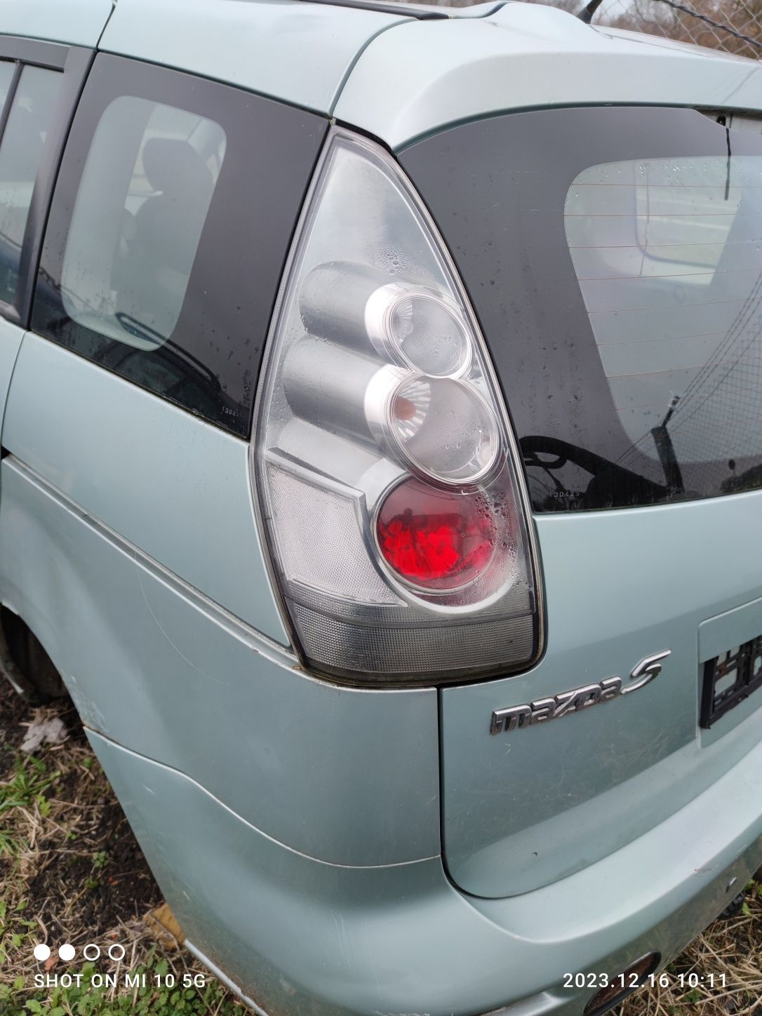 Mazda 5 klapa bagażnika