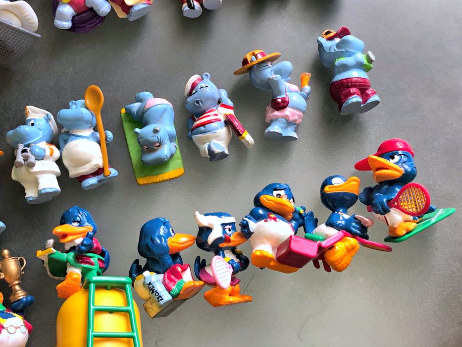 40 шт Kinder Surprise (Ferrero) 1992-1997: Бегемотики, пташки та інші