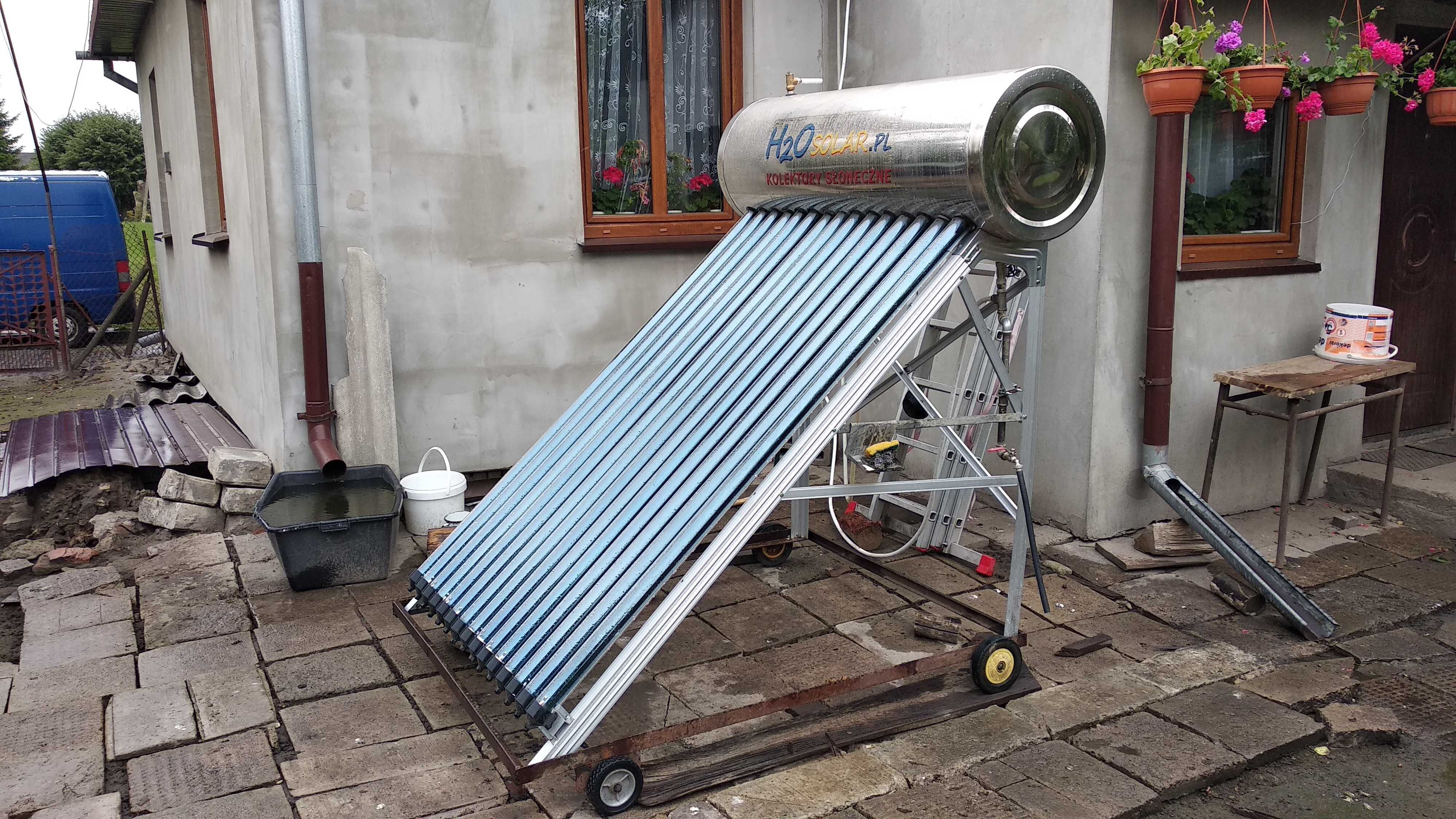 Kolektor słoneczny H2OSolar 100, 150, 200, 250, 300 INOX-ALU PREMIUM