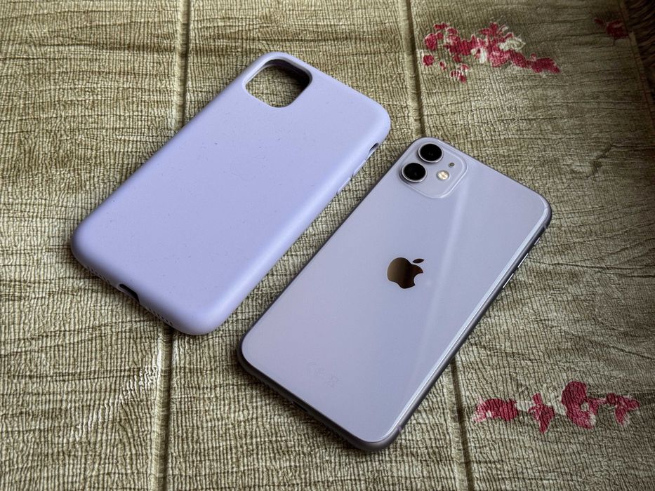 iPhone 11 64 Gb Purple neverlock отличный АКБ 100% айфон 11 неверлок