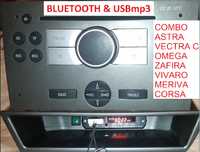 магнитола Opel перероблю на Bluetooth, USB