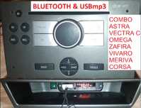 магнитола Opel перероблю на Bluetooth, USB