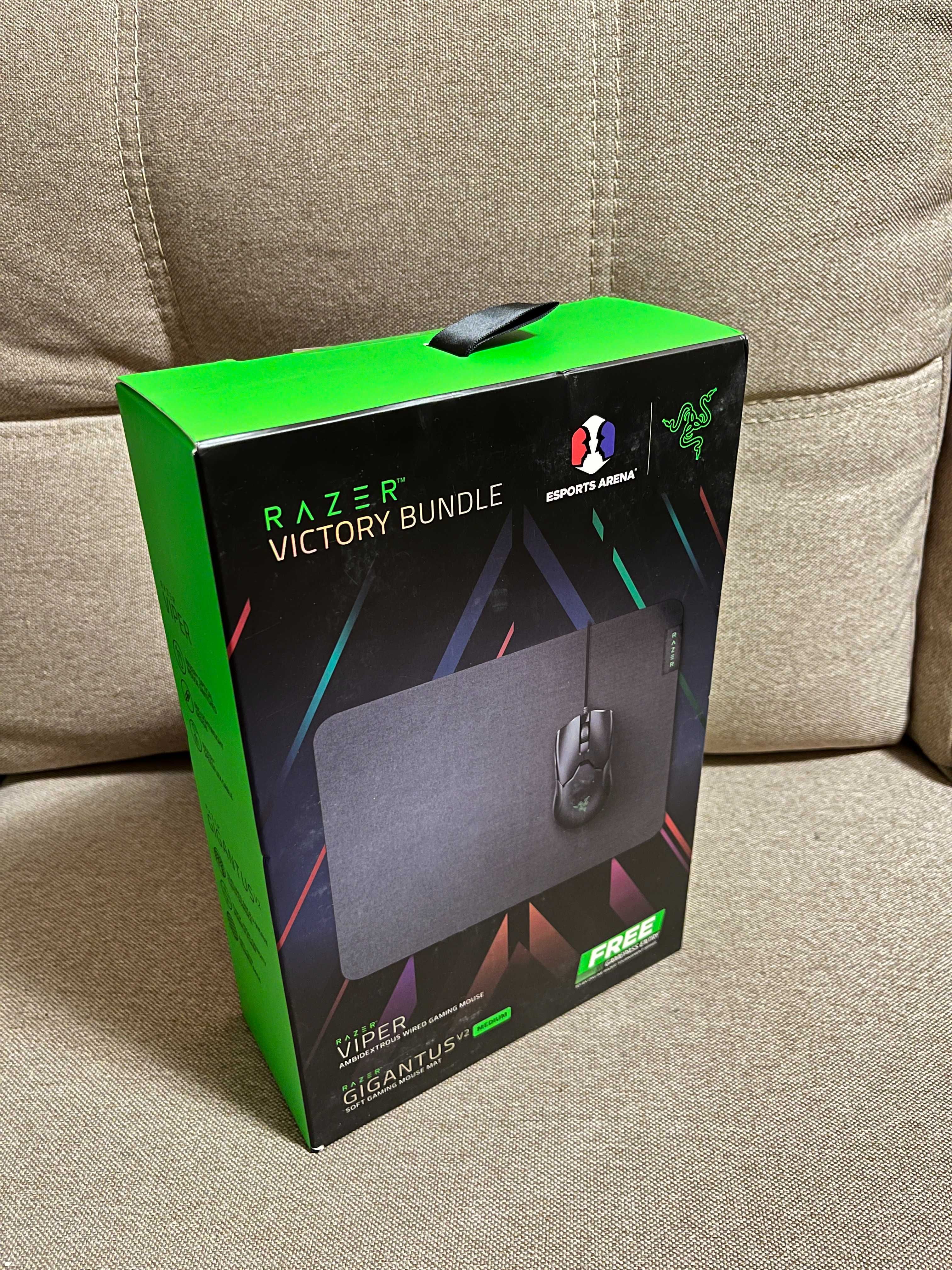 Razer Viper + Razer Gigantus V2 Medium = Victory Bundle