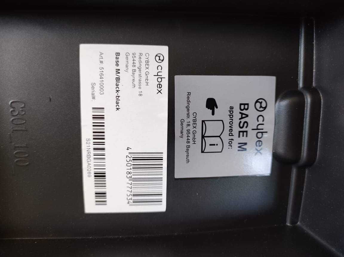 Zestaw CYBEX Nosidło/fotelik Aton M + Baza