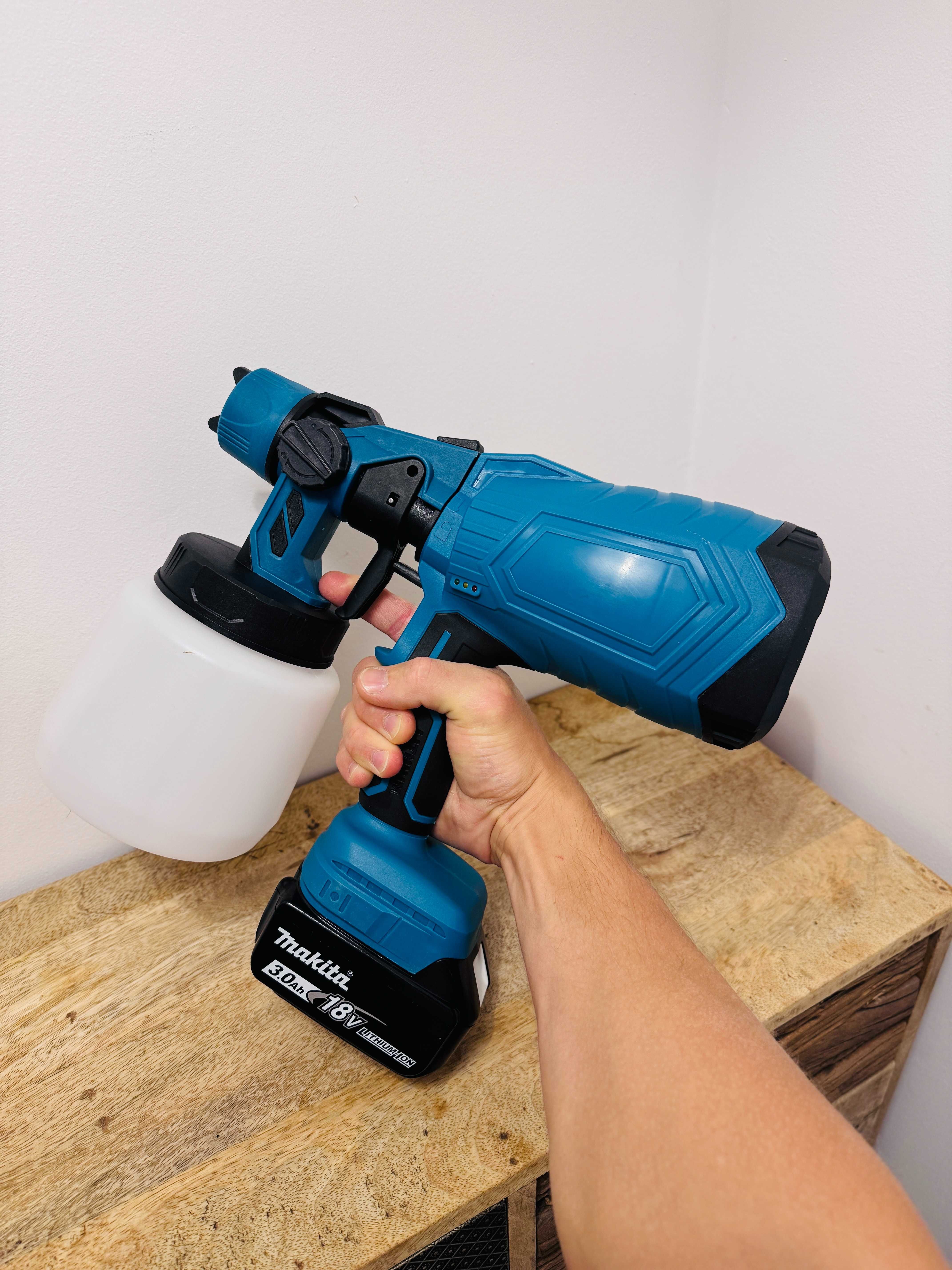Nowy pistolet do malowania mebli ogrodowych działa na aku MAKITA