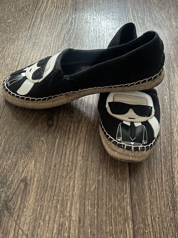 Слипоны Мокасины Karl Lagerfeld! Оригинал!