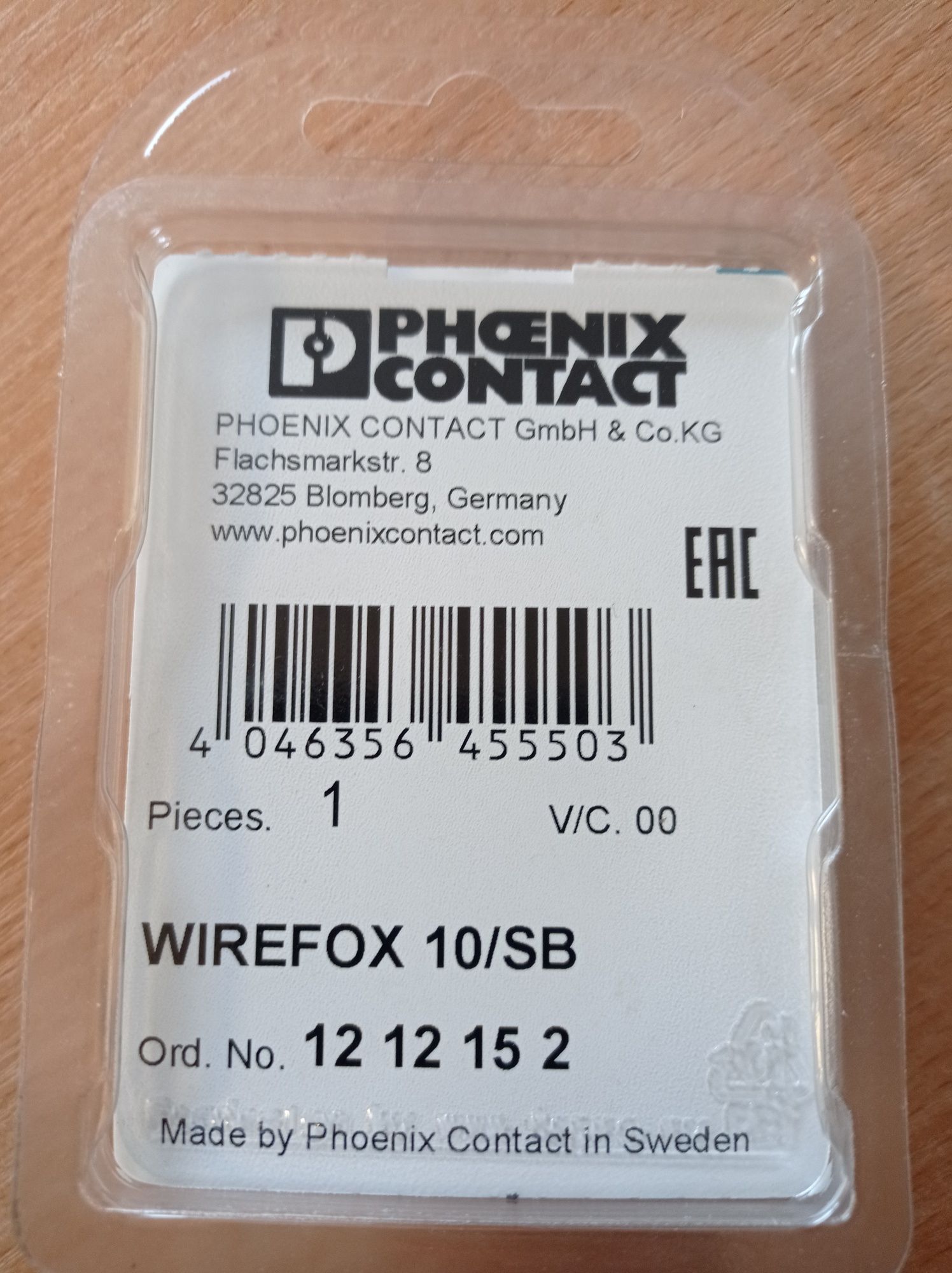 Phoenix Contact WireFox 10/SB nóż zapasowy