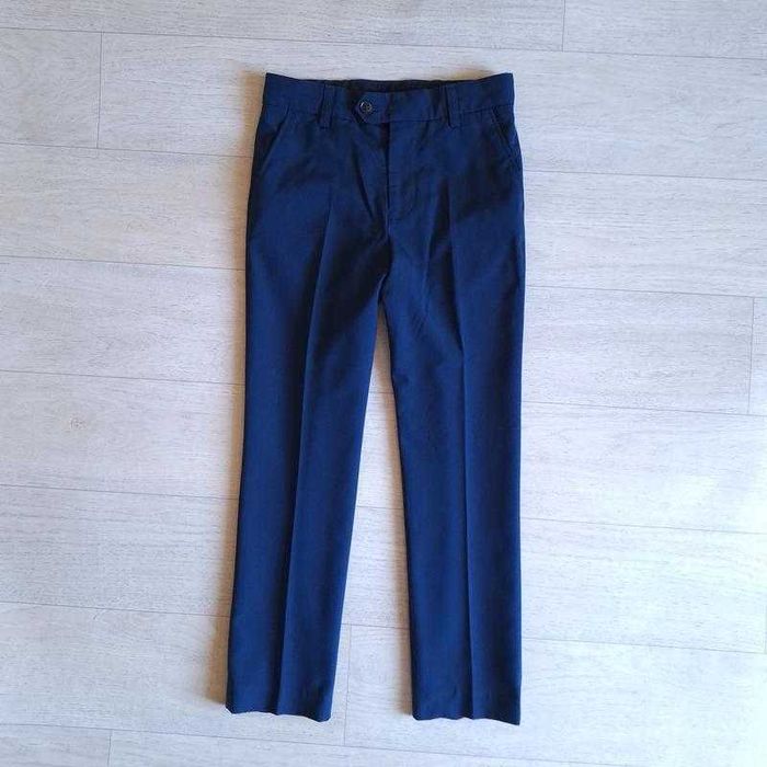 Стильні брюки темно-синього кольору Next 10-11 років