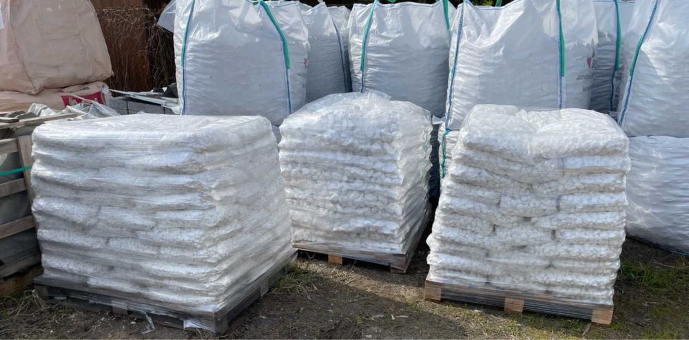 ŚNIEŻNOBIAŁY OTOCZAK GRECKI Biały Kamień Worki Thassos 1-2, 2-4, 3-6