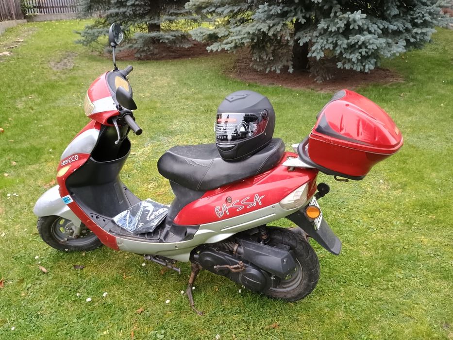 Skuter Router Bassa 4T z Kufrem + Nowy Kask/ Możliwy Transport