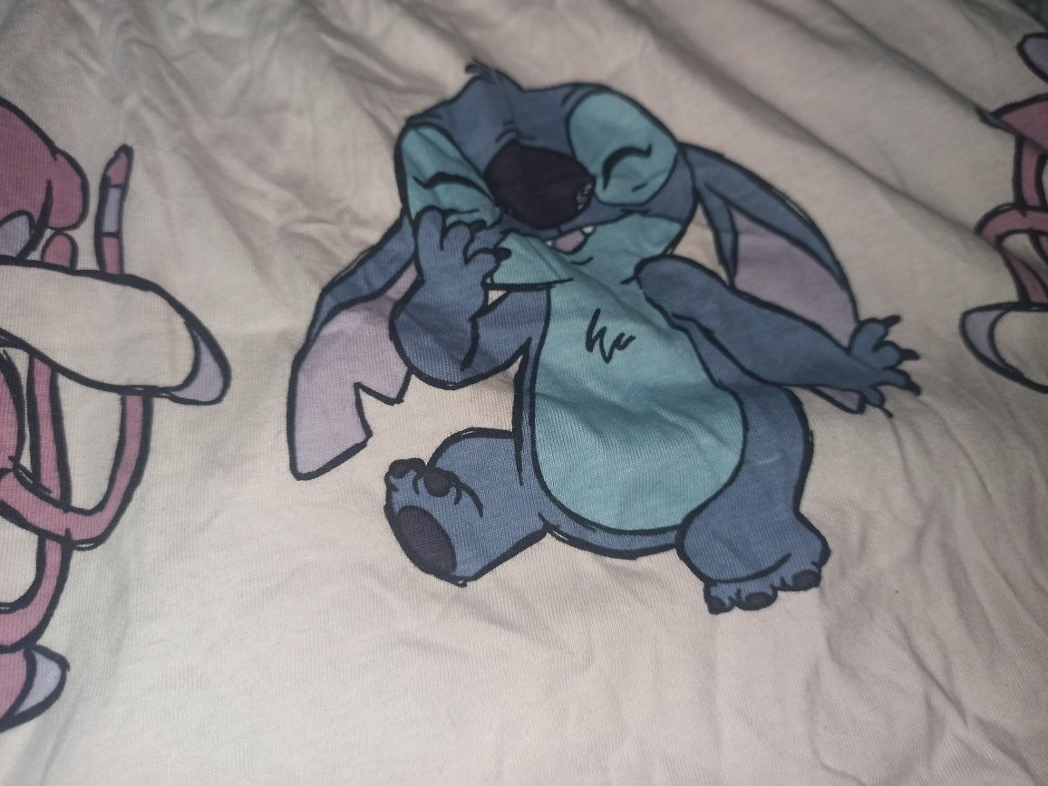Piżama Stich damska różowa śliczna Rozmiar XL